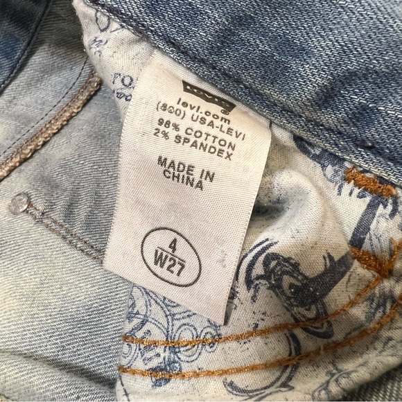 Levi's Ultra Low Skinny Light Wash Jeans 27W Size 4 - Picture 11 of 16